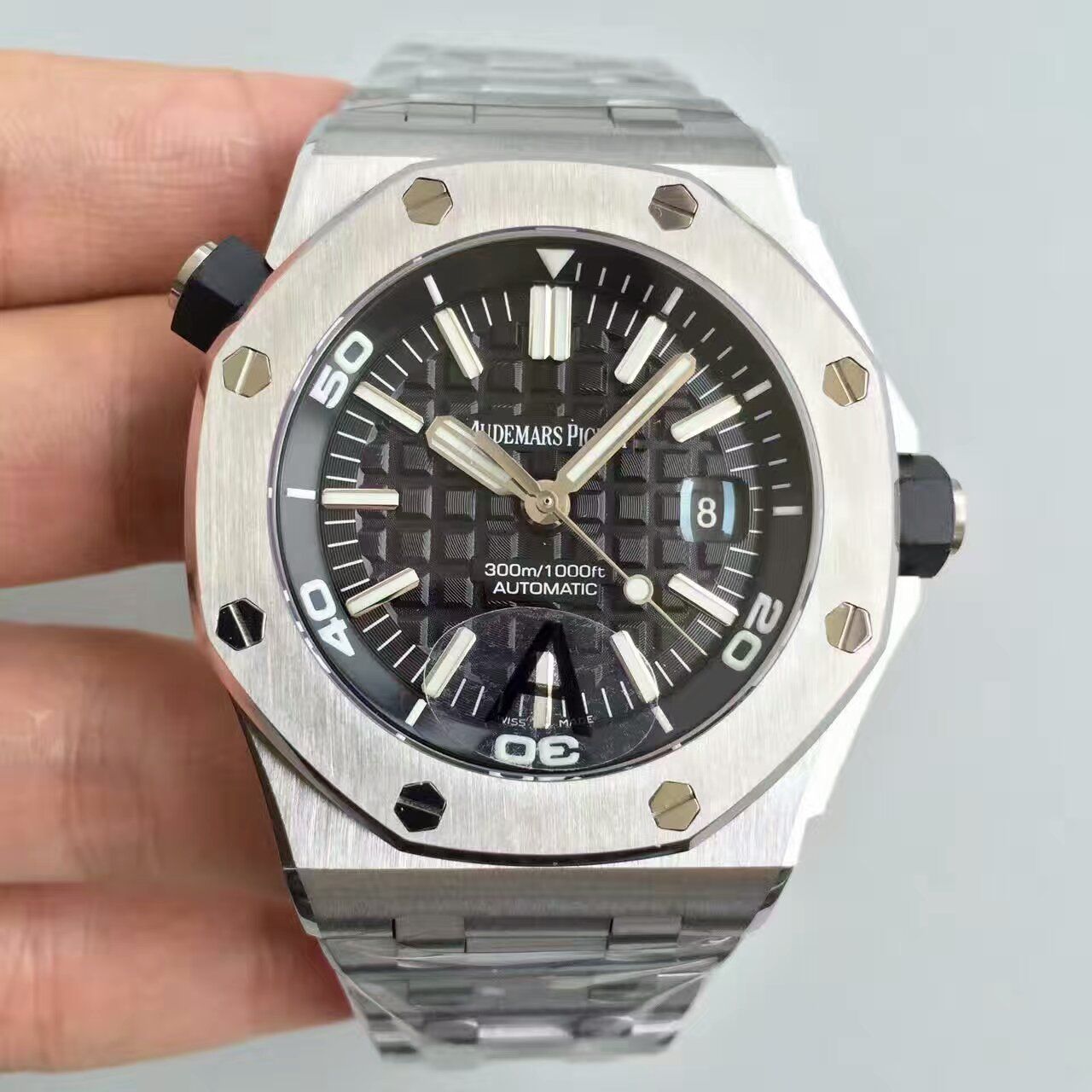 【JF Factory 一比一高精仿手表】APAudemars Piguet  Royal Oak Offshore 系列15710ST.OO.A002CA.01 wrist watch 《钢带款》