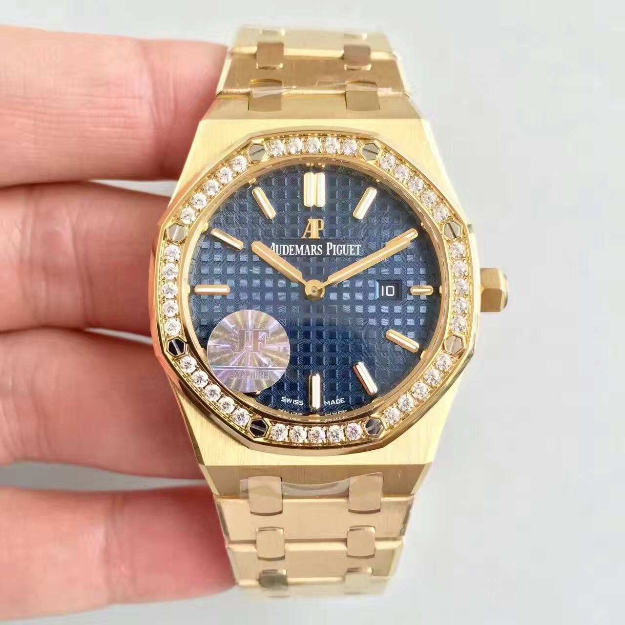 【JF一比一超A高仿手表】Audemars Piguet 皇家橡树系列67651BA.ZZ.1261BA.02女士石英 wrist watch 