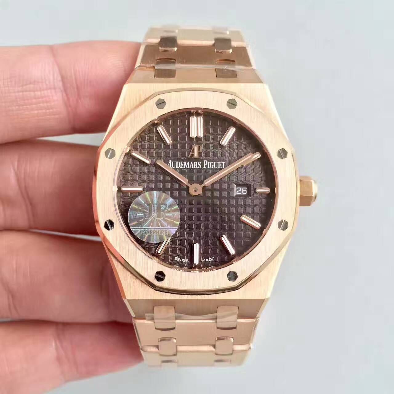 【JF一比一复刻手表】Audemars Piguet 皇家橡树系列高仿67650OR.OO.1261OR.01女士石英 wrist watch 