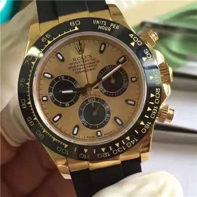 【台湾 Factory 一比一超A高仿手表】 Rolex  Cosmograph Daytona  Ditongna 系列116518LN wrist watch 