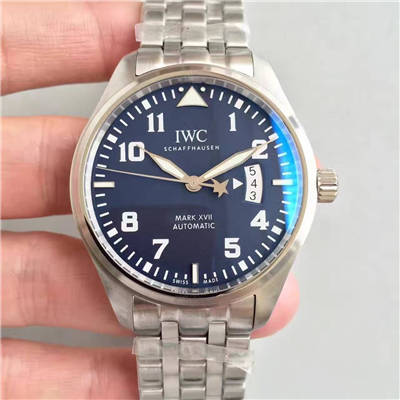 【MK Factory 一比一超A高仿手表】 IWC 飞行员系列马克十七IW326506 wrist watch (蓝面小王子钢带版)