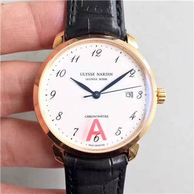 【FK一比一超A高仿手表】 Ulysse Nardin 经典系列8152-111-2/5GF wrist watch 