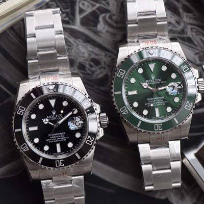 【NOOB Factory V9版本904L不锈钢版本】 Rolex  Submariner 型复刻高仿116610LV-97200 绿盘 wrist watch ( Submariner )、116610LN-97200 《 Submariner 》