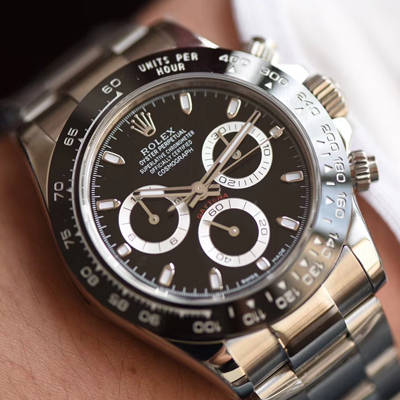 【AR Factory 一比一超A高仿手表】 Rolex 904钢 Cosmograph Daytona  Ditongna 系列116500LN-78590黑盘机械手表