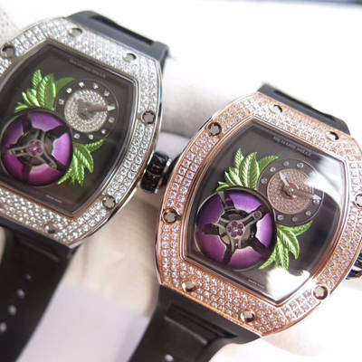 【RM一比一超A高仿手表】 Richard Miller 女士系列RM 19-02 TOURBILLON FLEUR飞行 Tourbillon  wrist watch  wrist watch 