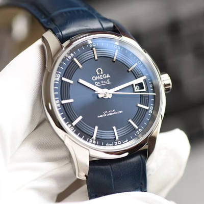 【3S一比一超A高仿手表】OMEGA碟飞HOUR VISION wrist watch 系列433.33.41.21.03.001 wrist watch (明亮之蓝) 