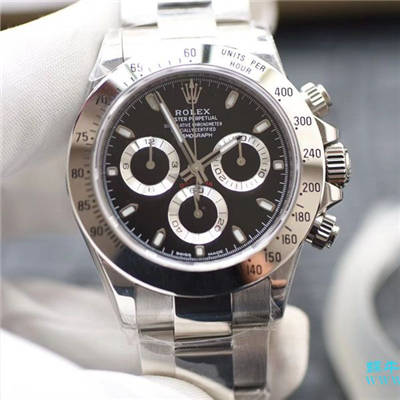 【N Factory 最新神作～原装结构4130 Ditongna 】 Rolex  Cosmograph Daytona  Ditongna  Best 复刻高仿手表116520-78590 黑盘 wrist watch (黑钢迪)