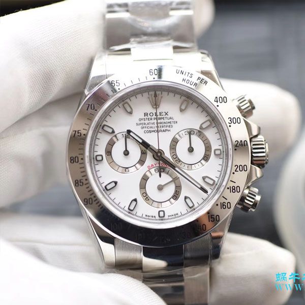 【N Factory 最新神作～原装结构4130】 Rolex  Cosmograph Daytona  top 复刻高仿 Ditongna 系列116520-78590 白钢 Ditongna 