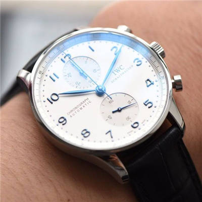 【YLV7版本一比一超A高仿手表】 IWC 葡萄牙计时系列IW371446 wrist watch （葡计烧钢蓝针）