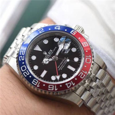 【BP出品】 Rolex  GMT MASTER II系列高仿126710BLRO-0001 wrist watch 