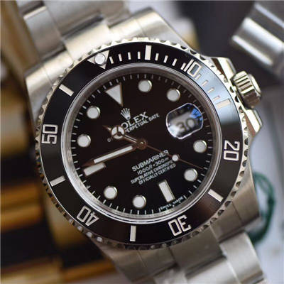 【视频解析DJ一比一超A top 复刻高仿手表】 Rolex  Submariner 型系列116610LN-97200 黑盘 wrist watch ( Submariner )