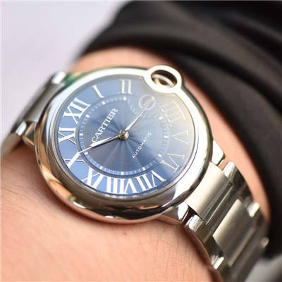 【V6 Factory 一比一超A高仿手表】 Cartier  蓝气球系列WSBB0025男款42MM wrist watch 