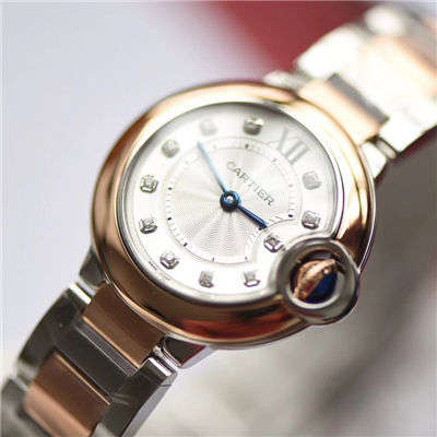 【V6一比一 top 超A高精仿手表】 Cartier  蓝气球系列W3BB0005 wrist watch 女装28毫米石英 Movement 