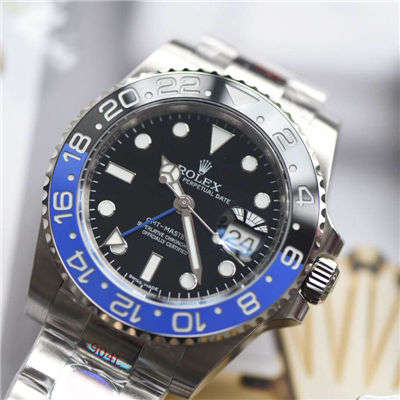 【N Factory 一比一超A高仿手表】N  Factory V9版本904L精钢蓝黑圈 Rolex  GMT MASTER 二代GMT116710BLNR-78200 wrist watch 