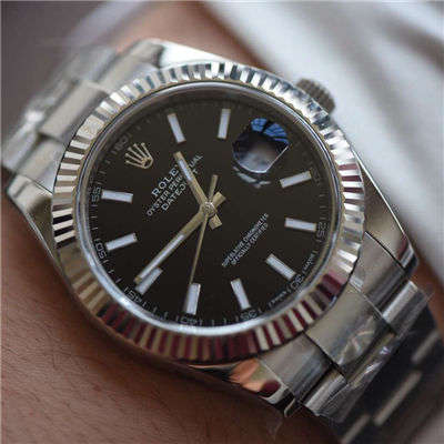 【AR一比一超A高精仿手表】 Rolex   Datejust 系列116334-黑盘 wrist watch 