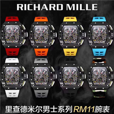 KV台湾 Factory 全新巨作RICHARD MILLE RICHARD MILLE RM011-03NTPT carbon fiber  wrist watch 