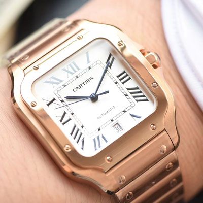  Cartier   Santos 系列WGSA0007（大号） wrist watch 【KOR一比一高精仿手表】