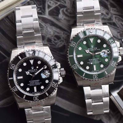 【NOOB Factory V9版本一比一超A复刻高仿手表】 Rolex  Submariner 型系列116610LV-97200 绿盘 wrist watch 【 Rolex  Submariner 】、 Rolex  Submariner 型系列116610LN-97200 黑盘 wrist watch ( Submariner )