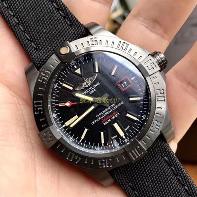 【 Video analysis 专柜原单 Breitling 复仇者黑鸟】 Breitling 机械计时系列V1731110/BD74/109W/M20BASA.1 wrist watch 