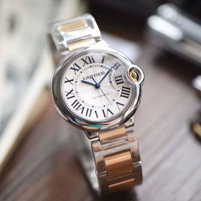  Cartier  蓝气球系列W6920047 wrist watch 女装36毫米【V9 top 复刻高仿手表】V9 Factory 18K包金蓝气球间金款