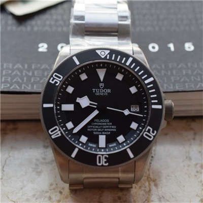  Tudor PELAGOS系列25500TN 钛金属 watchband   wrist watch 【XF一比一复刻高仿黑钛土豆黑色战斧V3版本】