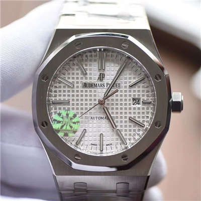  Video analysis Audemars Piguet 皇家橡树系列15400ST.OO.1220ST.02 wrist watch  top 高仿手表【JF标杆神器 15400超强＂V5＂升级版强势出击】