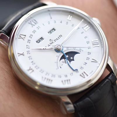  Video analysis Blancpain 经典系列6654-1127-55B wrist watch OM一比一高精仿手表