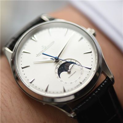  Video analysis  Jaeger-LeCoultre 大师系列1368420 wrist watch 一比一高仿手表【ZF新品， Jaeger-LeCoultre 月相大师系列】