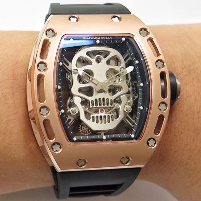 RICHARD MILLE  Richard Miller 男士系列RM 52-01 wrist watch 【 top 复刻高仿 RICHARD MILLE 骷髅头 Tourbillon 】