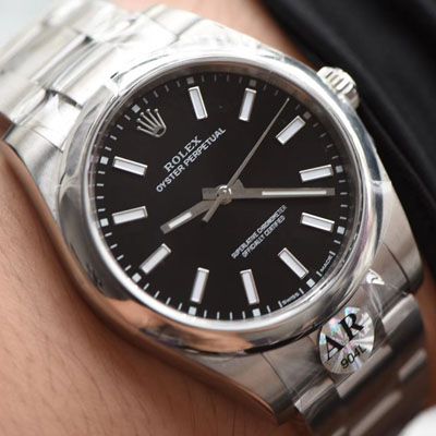  Rolex  oyster perpetual 动系列m114300-0005 wrist watch 【AR最高版本  oyster perpetual 动39毫米904L精钢】一比一复刻高仿