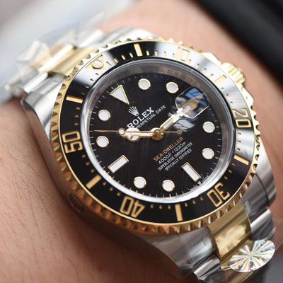 【AR Factory 一比一超A复刻高仿 Rolex 单黄间金鬼王最强副本】 Rolex SEA-DEWLLER 126603海使型系列m126603-0001 wrist watch 