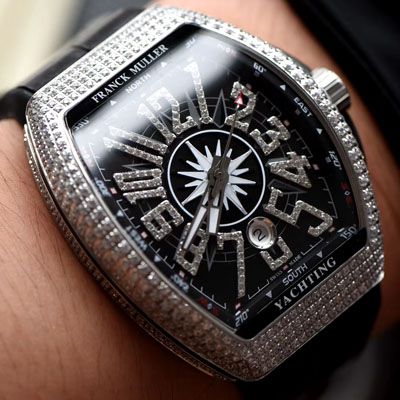 【ABS一比一超A高仿手表】 Franck Muller MEN'S COLLECTION系列V 45  wrist watch 