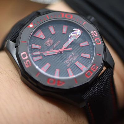 V6 Factory  top 一比一复刻版本新品TAG HEUER AQUARACER（竞潜系列） CALIBRE 5 TAG Heuer 竟潜43mm