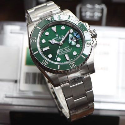 【AR一比一超A高仿 Rolex  Submariner 手表】 Rolex  Submariner 型系列116610LV-97200 绿盘 wrist watch 