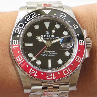 GM出品 Rolex  GMT MASTER ll: GM2019年度 Rolex  GMT MASTER II终极V2版本 GMT MASTER 黑红圈