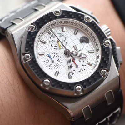 【jf Factory 手表官网是真的吗】 Video analysis Audemars Piguet 千禧复刻高仿26030IO.OO.D001IN.01约翰保罗蒙托亚机械男表