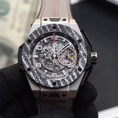 【 Video analysis v6 Factory 官网手表】 hublot BIG BANG FERRARI法拉利系列401.NJ.0123.VR wrist watch （手表复刻版是什么意思）