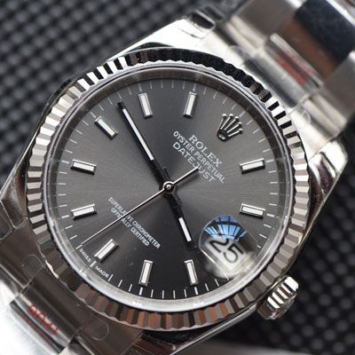 【 Video analysis  top 复刻手表网】 Rolex   Datejust 36系列灰面盘 wrist watch 