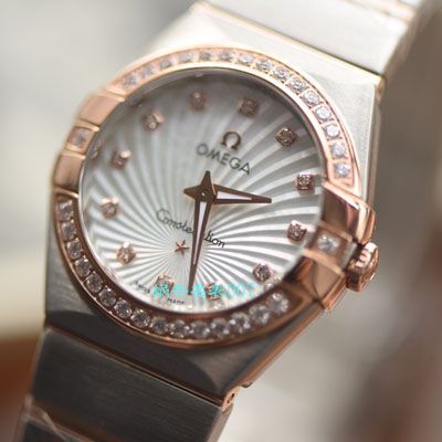 【 Video analysis SSS Factory 】OMEGA Constellation 复刻高仿123.25.27.60.55.002女士 wrist watch 