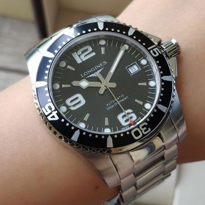 【渠道原单Longines】 Longines 康卡斯潜水系列L3.742.4.56.6 wrist watch 