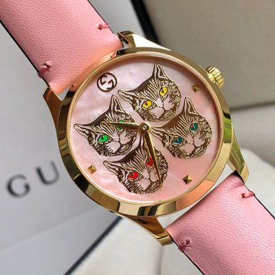 【渠道原单】Gucci古驰猫头鹰G-Timeless 系列女士 wrist watch ，38 毫米