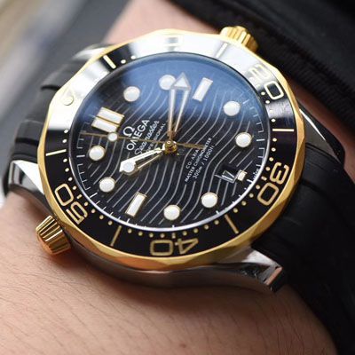 VS Factory OMEGA新 Seamaster 300M间黄金 top 复刻高仿手表210.22.42.20.01.001 wrist watch 