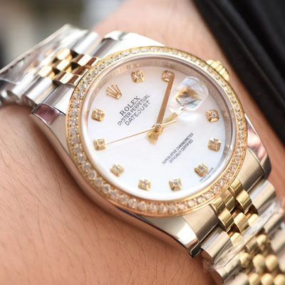 【台湾 Factory  Rolex 复刻女表】 Rolex 女装  Datejust 系列116243-63603白色表盘 wrist watch 