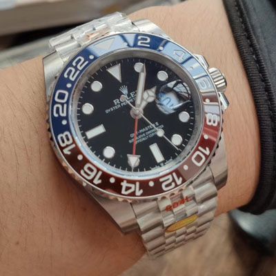 【NOOB Factory Rolex top 复刻高仿手表】 Rolex  GMT MASTER II系列126710BLRO-0001 wrist watch 