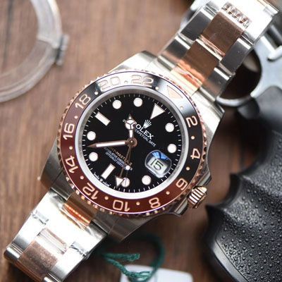 【DJ Factory Rolex复刻高仿手表】 Rolex  GMT MASTER IIGMT系列m126711chnr-0002 wrist watch 