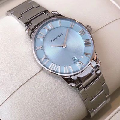 【渠道 copy customized 】Tiffany蒂芙尼ATLAS系列2-Hand  wrist watch  29 毫米女士 wrist watch 