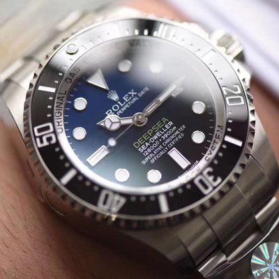 【AR Factory 复刻超级904L精钢渐变蓝鬼王手表】 Rolex 海使型复刻高仿116660-98210 蓝盘 wrist watch 