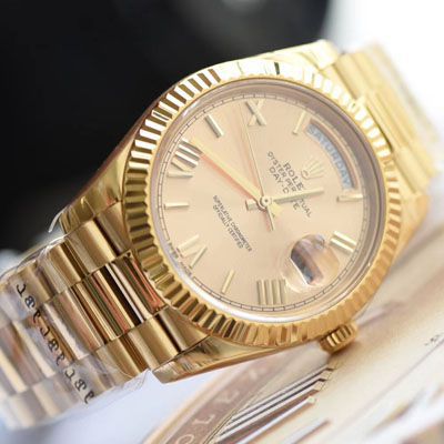 【EW Factory Rolex复刻高仿表】 Rolex  Day-Date 型系列218238-83218 香槟色表盘 wrist watch 