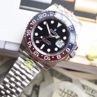 【 Video analysis N Factory  top 红蓝圈仿复刻高仿表】 Rolex  GMT MASTER II系列126710BLRO-0001 wrist watch 