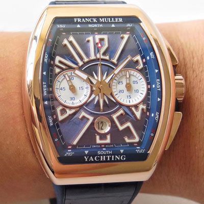 【台湾 Factory Franck Muller复刻高仿手表】 Franck Muller MEN'S COLLECTION系列V 45 CC DT YACHT wrist watch 